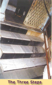 three steps in Dwarakamayi